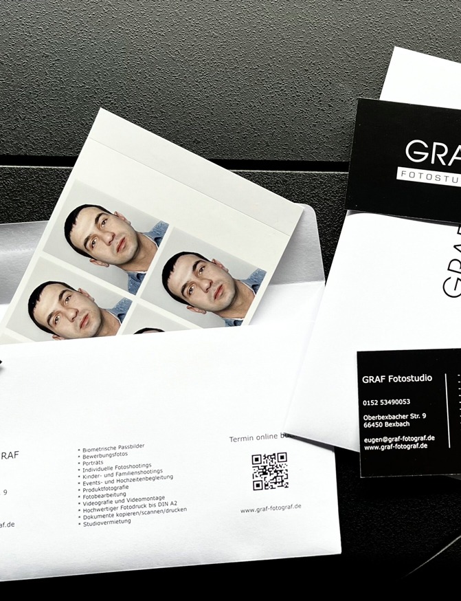 Biometrische Passbilder