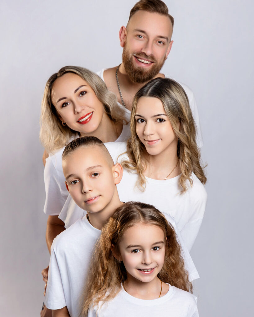 Familienshooting im Fotostudio