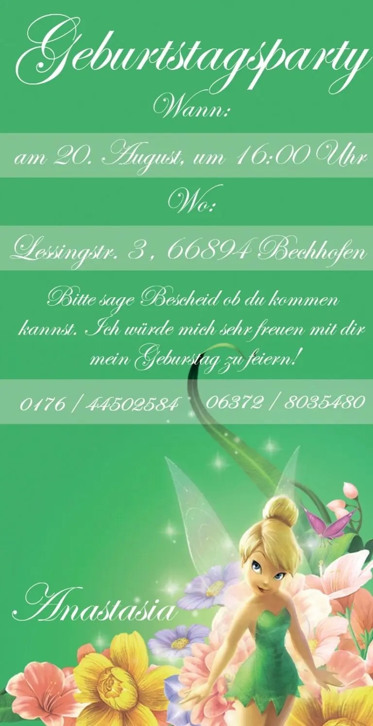 Geburtstagsparty-Einladung - Fotostudio GRAF