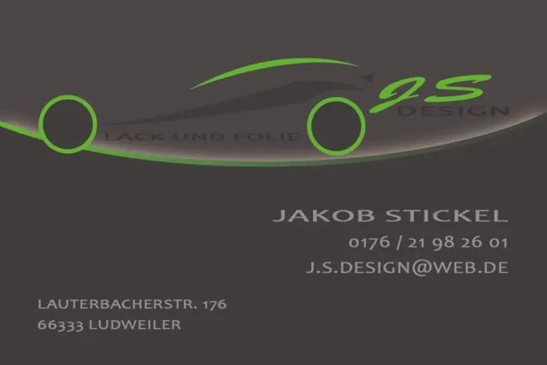Visitenkarte erstellen - Fotostudio GRAF