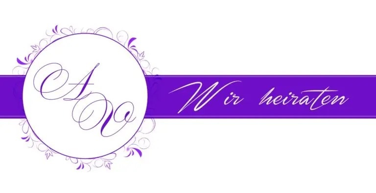 Wir-Heiraten Einladung - Fotostudio GRAF